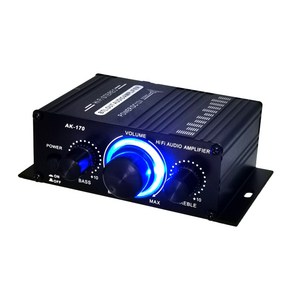 20W+20W 파워앰프 홈스테레오 HiFi 스테레오 디지털 2채널 통합 패시브 스피커 앰프, A