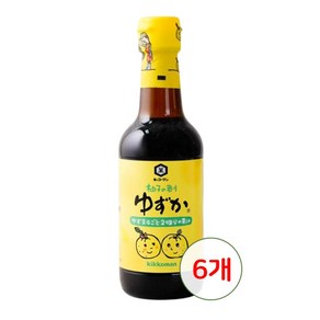 기꼬만 폰즈 유즈카, 250ml, 6개