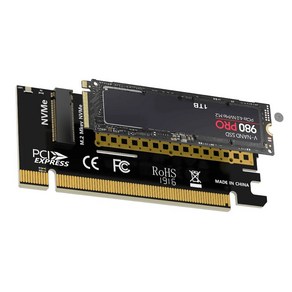 JEYI 데스크탑 마더보드 PC용 확장 카드 M.2 NVME-PCIE X16 어댑터 2280/60/42/30 NVMe SSD-PCIe 4.0 3.0 G, [01] MX16, 1개