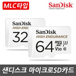 샌디스크 현대티앤알 TNR T3/T2 블랙박스 전용 MLC타입 SD메모리카드, 샌디스크 32GB MLC타입 Class10