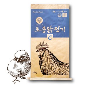 한일 닭사료 토종닭 전기 20kg 어린병아리 큰병아리 중닭 청계 오골계 토종닭 사료, 1개, 1개