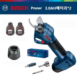 BOSCH 충전전지가위 12V 무선 전동가위 3.0Ah 배터리2 종이박스