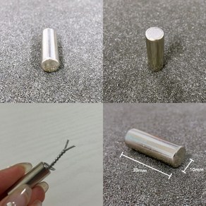 고네일 / 네일자석 초강력 원통형 네일마그네틱 고양이 하트 네일 10x30mm 1개(자석 단일상품), 1개