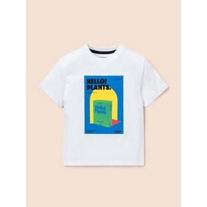 빈폴키즈 그래픽 티셔츠 화이트 (BI4442U081) 여름반팔