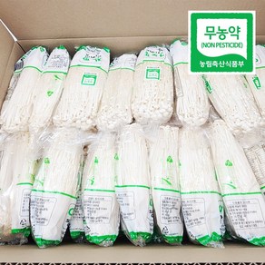 농사꾼아내 친환경 무농약 팽이버섯 5kg 대용량, 1개