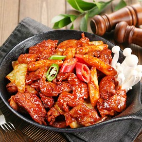 [서초닭] 춘천 프리미엄 넓적다리살 닭갈비 매운맛 600g, 1개