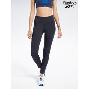 리복 Reebok 여성 블랙 트레이닝 TS 럭스 퍼폼 레깅스 REPA1F325BK