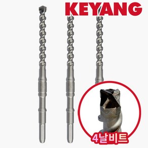 계양 육각 햄머드릴비트 네날 콘크리트 천공 14.3mm~38mm(4날 전사이즈), 14.3 x 320mm, 1개