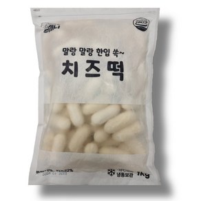 말랑말랑 한입 치즈떡 1kg+1kg 총2봉, 치즈떡 1kg X 2봉, 1kg, 2개