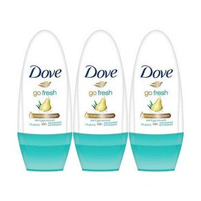 도브 Dove 안티pespiant Roll On 고 프레쉬 Pea 알로에 1.7 oz / 50 Ml (3팩), 50ml, 3개