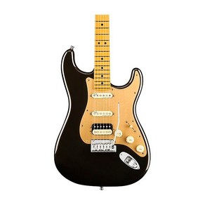 Fender American Ultra Stratocaster HSS Maple Fingerboard Electric Guitar Texas Tea