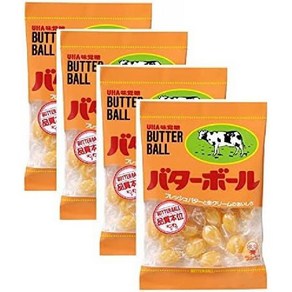 일본 UHA 미각당 버터볼 캔디 104g 4봉지
