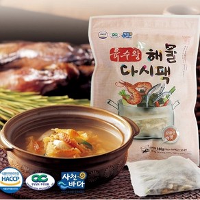 멸치명가 육수왕 해물다시팩 칼칼한맛 160g(16g 10개입) 1봉, 10개입, 160g