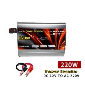 차량용인버터 순수정현파인버터 12v 220v 태양광 인버터 1000W 1500W 2000W 4000W 휴대용 전압 변압기 자동 충전기 변환기 자동차 전원, 1개