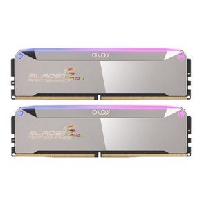 [OLOy ] DDR5 PC5-51200 CL32 BLADE RGB MIRROR [32GB (16GB*2)] (6400), 2개