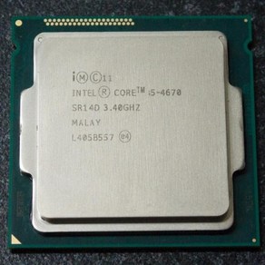 중고 코어 i5 4670 3.4GHz 6MB 소켓 LGA 1150 쿼드 CPU 프로세서 SR14D