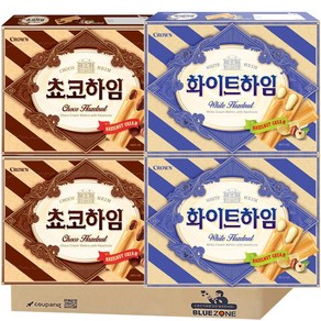 블루존 사무실 간식 크라운 초코하임 화이트하임 1120g