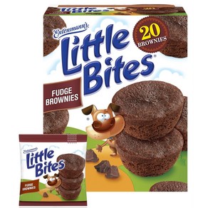 Entenmann's 리틀 바이트 머핀 5팩 Entenmann's Little Bites Muffins - 8.25oz, 퍼지 브라우니 머핀, 5개