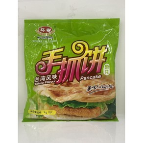 아시아식품 대만풍미 소좌삥 충화맛 수좌병 파맛 밀전병(10.개입) 중국식품, 6개, 1kg