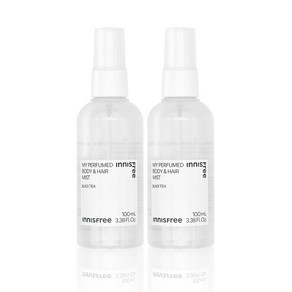 이니스프리 마이 퍼퓸드 바디 앤 헤어 미스트 블랙티, 100ml, 2개