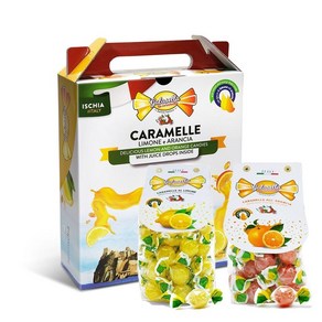 이태리 캔디 레몬200g + 오렌지200g 선물상자, 1개, 400g