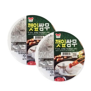 베스트식품 일미 일가집 깻잎 쌈무 300g 9개