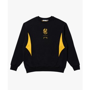 매장정품 골스튜디오 GOALSTUDIO [광주FC]GFC 25 THE SHINE SWEAT SHIRTS-BLACK/YELLOW P5ATR211BK 524224