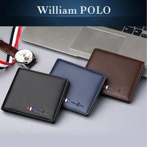 WilliamPOLO(윌리엄폴로) 171330 명품소가죽 카드지갑 명함 여성 남성 남자 학생 미니 가죽 반지갑(국내당일발송)