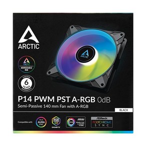 ARCTIC ARCTIC P14 PWM PST ARGB 서린 (1PACK), 1개