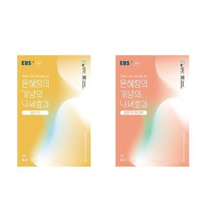 2025 EBS 윤혜정의 개념의 나비효과 입문 편 2권 독서·문법 문학 워크북 세트 전2권