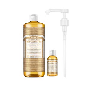 닥터브로너스 캐스틸 솝 950ml+60ml+펌프 세트 12종 택1, 1개