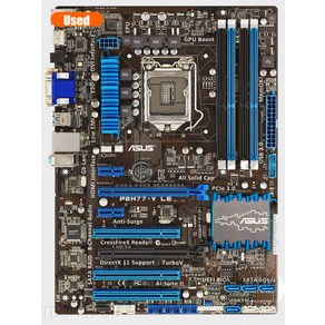 Asus P8H77-V LE 데스크탑 마더보드 H77 LGA 1155 22nm i3 i5 i7 DDR3 32G SATA3 USB3.0 ATX