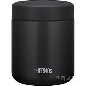 써모스 보온 진공 용기 400ml 블랙 JBR-401 BK 죽통 도시락통, 1개