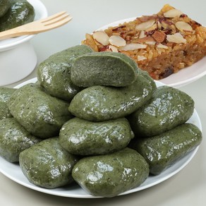 국내산찹쌀 소소락 쑥개떡 1kg+영양약밥 1kg, 2개, 1kg