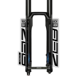 자전거보호필름 자전거 Rockshox ZEB 프론트 포크 스티커 산악 도로 데칼 사이클링 액세서리 방수 장식 스티커, B-black, 1개