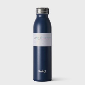 스위그 스텐 보온 보냉 매트 진공 보틀 텀블러 20oz(591ml), Matte Navy, 1개