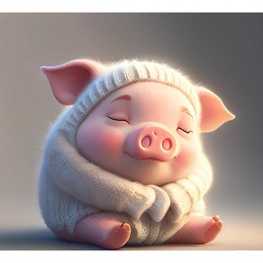 귀여운 캐릭터 복돼지 보석십자수 해바라기 3D 도안 DIY다이아몬드 그림 세트 거실 침실 식당 사무실 집들이 개업선물 인테리어 소품 집중력 대형 수제공예, Z369, 30x30cm, 1개