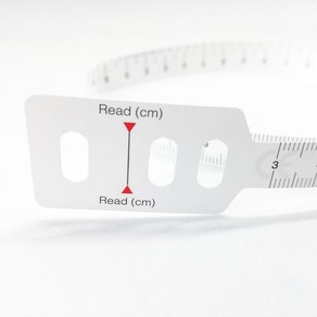 테프론 소재 찢어지지 않는 59cm 머리줄자 둘레측정 좌우대칭확인 줄자 1mm 단위, 1개