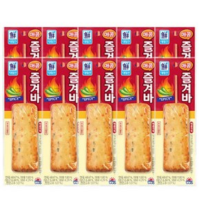 CJ제일제당 대림 매콤즐겨바 70g 10개