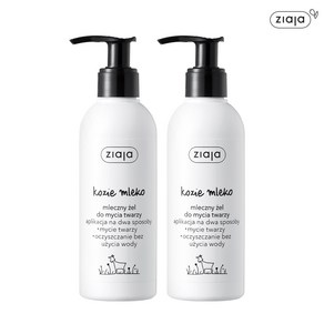 지아자 산양유 저자극 약산성 클렌징 젤, 선택완료, 200ml, 200g, 2개