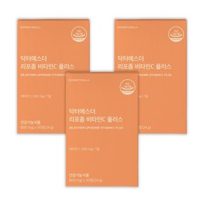 [닥터에스더] 리포좀 비타민C 플러스 여에스더 홈쇼핑 방송 제품, 30정, 24g, 3개