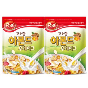 포스트 아몬드 후레이크 300g X 2개 시리얼 씨리얼