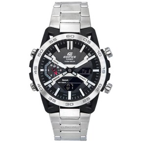 카시오 Casio Edifice Sospensione Mobile Link Black Dial Sola ECB-2000D-1A ECB2000D-1 100M 남성용 시계