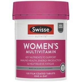 스위스여성 멀티 비타민 여성얼티바이트 120정 SWISSE Women's Ultivite Multi-Vitamin Tab 120 Tablets, 1개