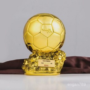 월드컵 감사패 우승컵 대회 발롱도르 트로피 축구 MVP 메시 호날두 기념품 선물, 16cm, 1개