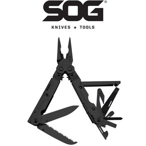 SOG PoweAssist B66N-CP Black Oxide 멀티툴, 단품, 1개