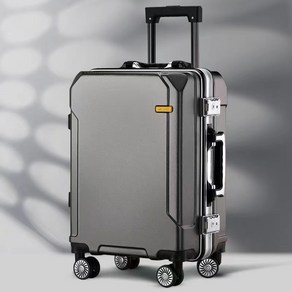 세계일주 알루미늄 프레임 무음 내마모성 바퀴 이동 충전 대용량 travel suitcase G