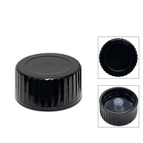 병뚜껑 씰 세구캡 22mm (BN용) 플라스틱 갈색병마개, 플라스틱캡-블랙, 1개