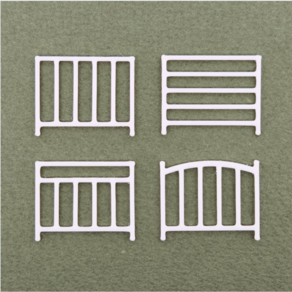 울타리 난간 4종 건축모형 가구모형 1:500 1:400 1:300 1:250 1:200 1:150 1:100 1:75 1:60 1:50 1:40 1:30 1:25 (N_085)
