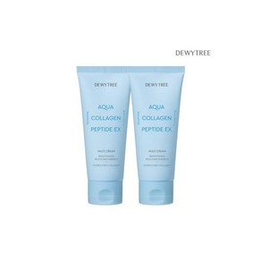 듀이트리 아쿠아 콜라겐 수분크림 펩타이드 보습크림 80ml 2개